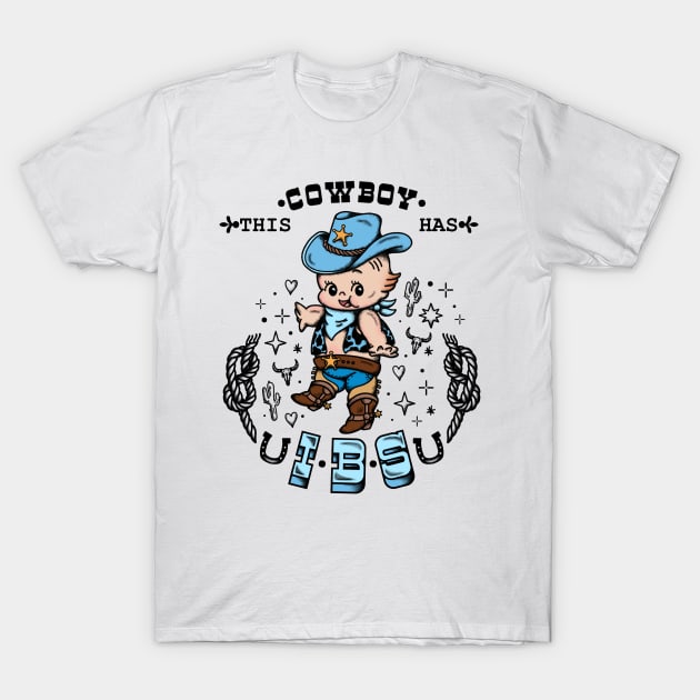 IBS Cowboy T-Shirt by The Gumball Machine